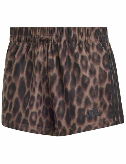 adidas Seasonal Essentials Leopard Print Woven Shorts with 3-Stripes - Multicolour/Earth Strataimages6- The Sports Edit