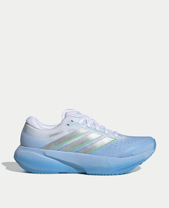Supernova Rise 3 Running Shoes - Glow Blue/Silver Metallic/Cloud White
