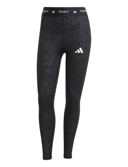 adidas Techfit Printed 7/8 Leggings - Blackimage6- The Sports Edit