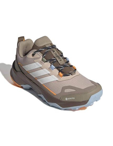 adidas Terrex Skychaser AX5 GORE-TEX Hiking Shoes - Wonder Taupe/Off White/Glow Blueimages2- The Sports Edit