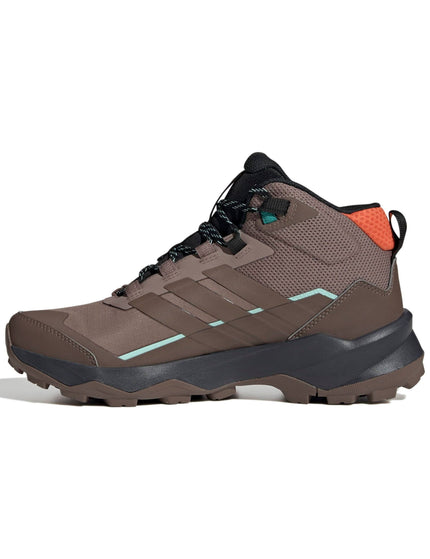 adidas Terrex Skychaser AX5 Mid GORE-TEX Hiking Shoes - Trace Brown/Earth Strata/Semi Impact Orangeimage4- The Sports Edit