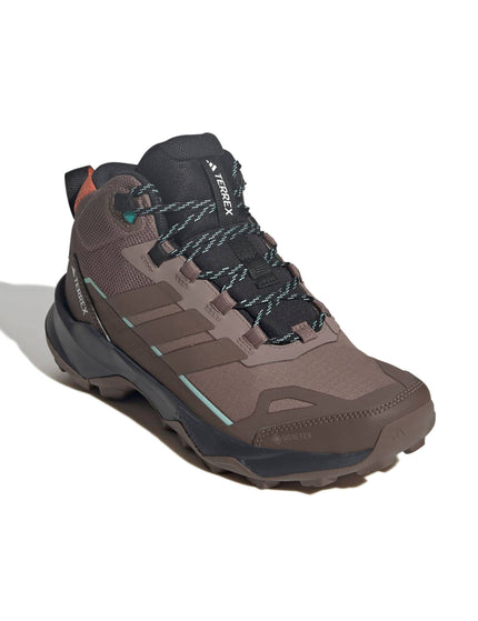 adidas Terrex Skychaser AX5 Mid GORE-TEX Hiking Shoes - Trace Brown/Earth Strata/Semi Impact Orangeimage2- The Sports Edit