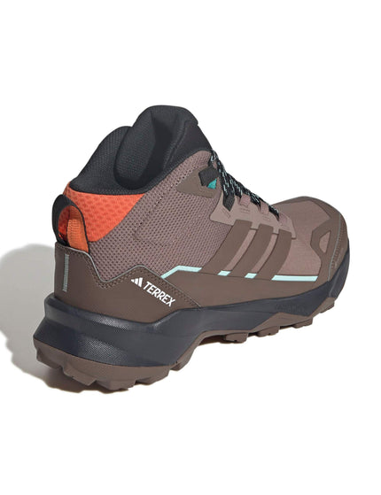 adidas Terrex Skychaser AX5 Mid GORE-TEX Hiking Shoes - Trace Brown/Earth Strata/Semi Impact Orangeimage3- The Sports Edit