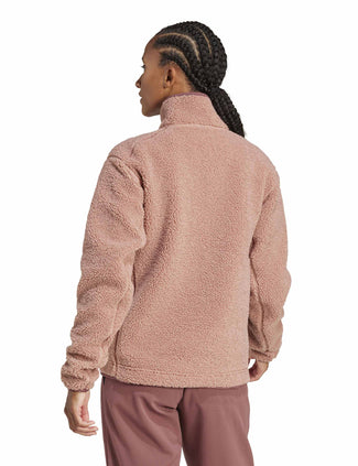 Terrex Xploric High Pile Fleece Pullover Sweatshirt - Warm Clay