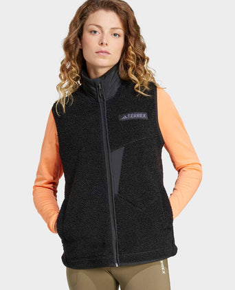 Terrex Xploric High Pile Fleece Vest - Black