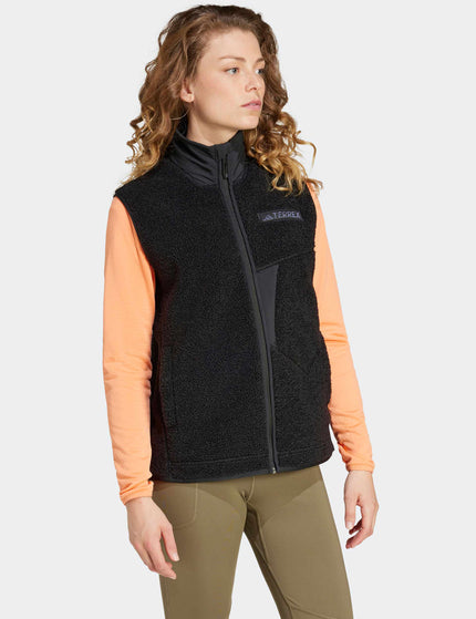 adidas Terrex Xploric High Pile Fleece Vest - Blackimage5- The Sports Edit
