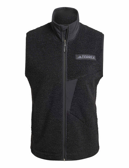 adidas Terrex Xploric High Pile Fleece Vest - Blackimage6- The Sports Edit