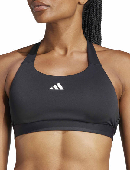 adidas TLRDREACT Training High-Support Bra - Blackimage3- The Sports Edit