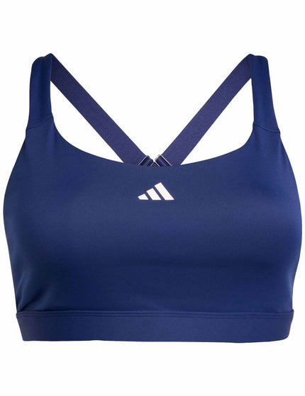 adidas TLRDREACT Training High-Support Bra - Dark Blueimage6- The Sports Edit