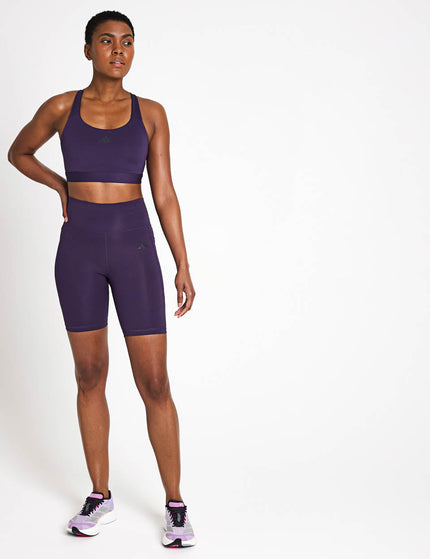 adidas TLRDREACT Training High-Support Bra - Aurora Plumimage4- The Sports Edit