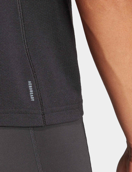 adidas Train Essentials Big Performance Logo Training Tank Top - Blackimages4- The Sports Edit