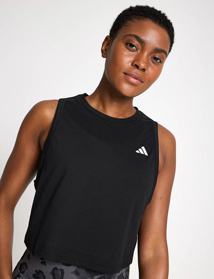 adidas Train Essentials Boxy Workout Tank Top - Blackimage1- The Sports Edit