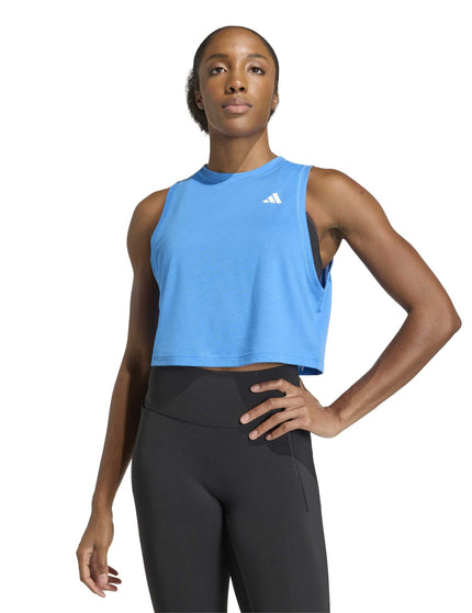 adidas Train Essentials Boxy Workout Tank Top - Ray Blueimages1- The Sports Edit