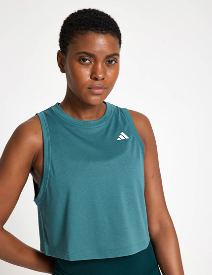adidas Train Essentials Boxy Workout Tank Top - Preloved Tealimages1- The Sports Edit