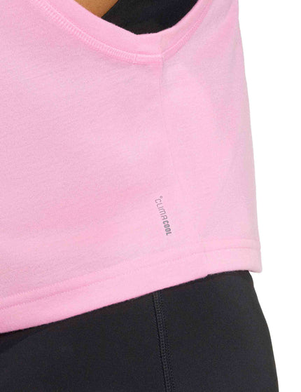 adidas Train Essentials Boxy Workout Tank Top - St Tropic Bloom/Blackimages4- The Sports Edit