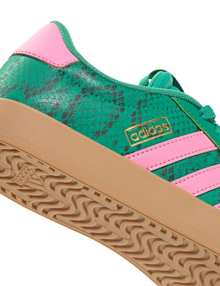 adidas VL Court 3.0 Shoes - Court Green/Bliss Pink/Gold Metallicimage8- The Sports Edit