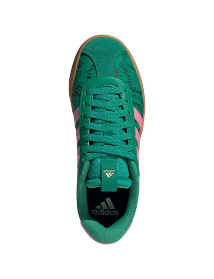 adidas VL Court 3.0 Shoes - Court Green/Bliss Pink/Gold Metallicimage5- The Sports Edit