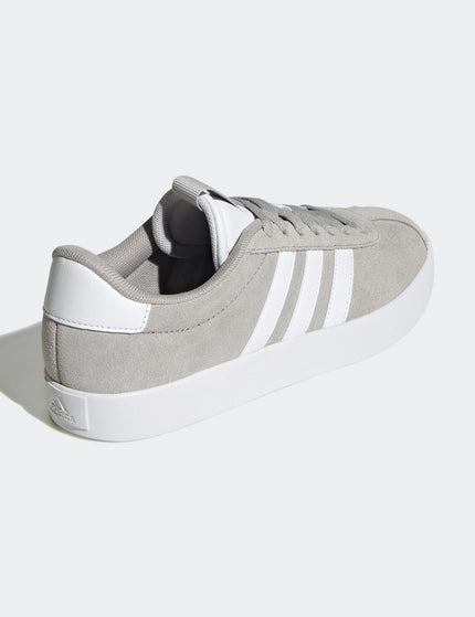 adidas VL Court 3.0 Shoes - Grey Two/Cloud White/Silver Metallicimage3- The Sports Edit