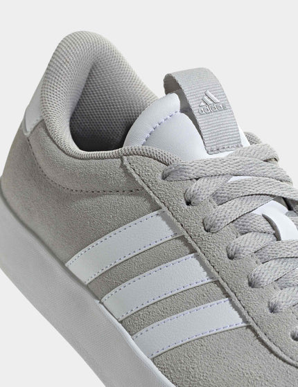 adidas VL Court 3.0 Shoes - Grey Two/Cloud White/Silver Metallicimage8- The Sports Edit