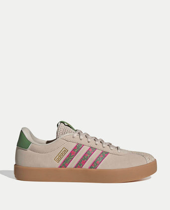 VL Court 3.0 Shoes - FARM Rio Crystal Linen/Crew Green/Bahia Magenta