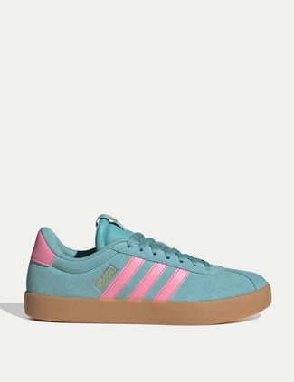 VL Court 3.0 Shoes - Mint Ton/Bliss Pink/Gold Metallic