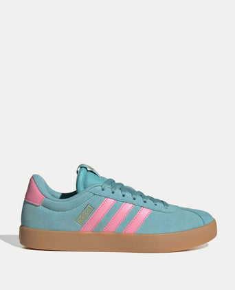 VL Court 3.0 Shoes - Mint Ton/Bliss Pink/Gold Metallic