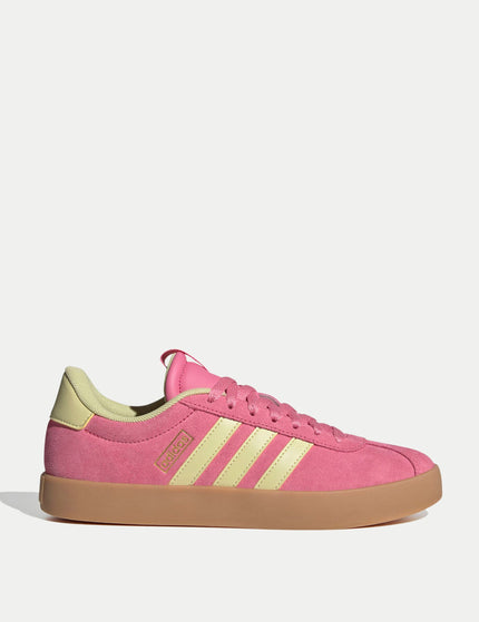 adidas VL Court 3.0 Shoes - Pink Fusion/Powder Yellow/Gold Metallicimage1- The Sports Edit