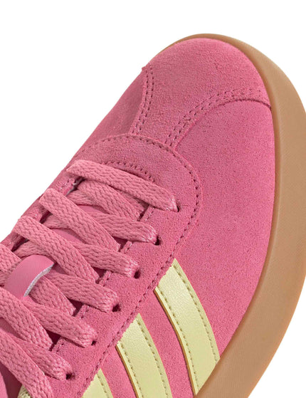 adidas VL Court 3.0 Shoes - Pink Fusion/Powder Yellow/Gold Metallicimage7- The Sports Edit