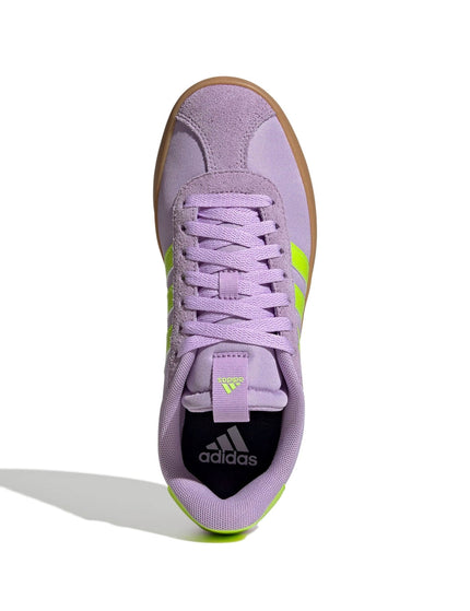 adidas VL Court 3.0 Shoes - Powder Plum/Solar Slime/Lucid Lemonimage5- The Sports Edit
