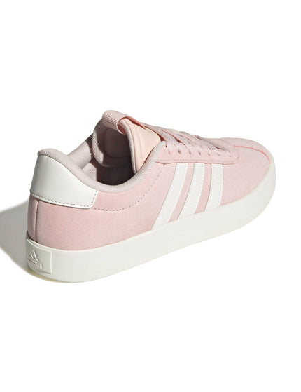 adidas VL Court 3.0 Shoes - Wonder Quartz/Core White/Cyber Metallicimages3- The Sports Edit