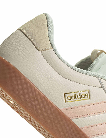 adidas VL Court 3.0 Shoes - Wonder White/Powder Coral/Linen Greenimage3- The Sports Edit