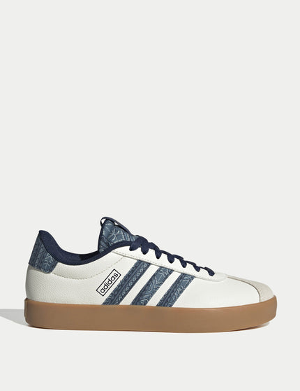 adidas VL Court 3.0 Shoes - Off White/Night Indigo/Gum10image1- The Sports Edit