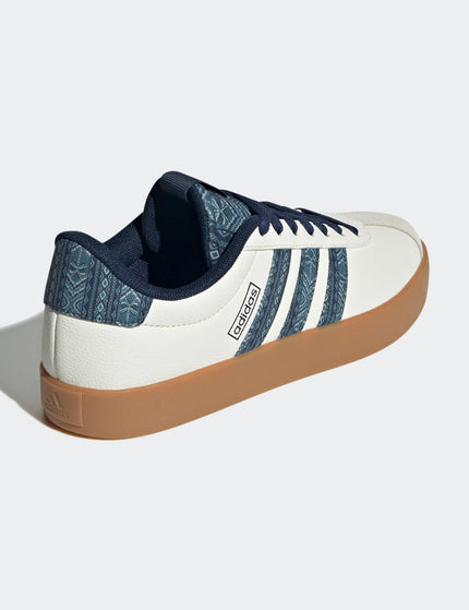 adidas VL Court 3.0 Shoes - Off White/Night Indigo/Gum10image3- The Sports Edit