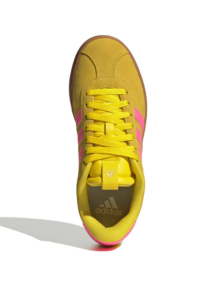 adidas VL Court 3.0 Shoes - Yellow/Lucid Pink/Gold Metallicimages5- The Sports Edit