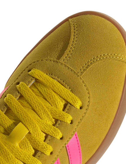 adidas VL Court 3.0 Shoes - Yellow/Lucid Pink/Gold Metallicimages8- The Sports Edit