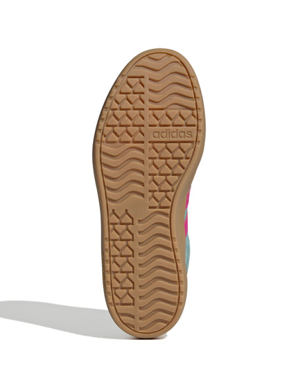 adidas VL Court Bold Shoes - Powder Teal/Shock Pink/Powder Yellowimage6- The Sports Edit