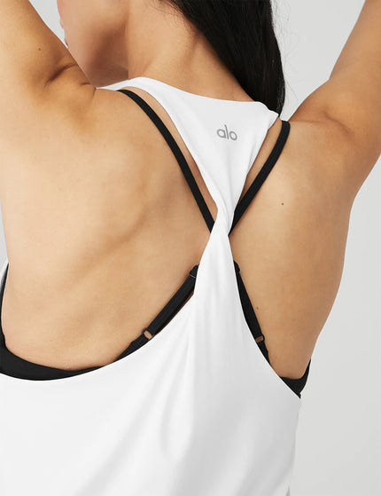 Alo Yoga Don't Get It Twisted Tank-Cosmic Greyimage6- The Sports Edit