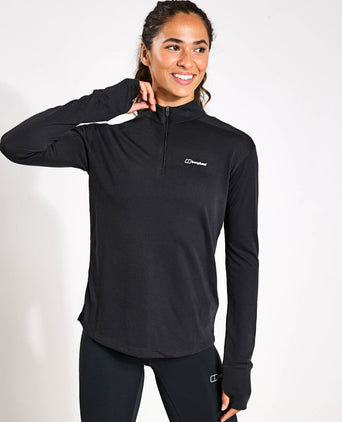 Ivyhill Half Zip - Jet Black
