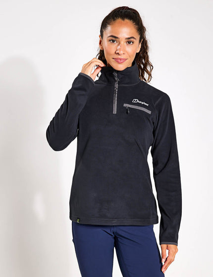 Berghaus Prism 2.0 Micro Half Zip Fleece - Jet Blackimage1- The Sports Edit