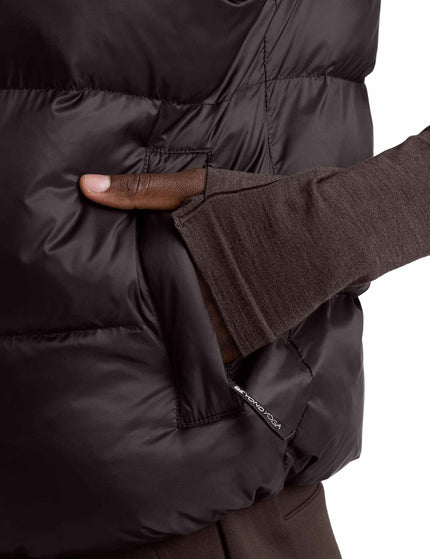 Beyond Yoga Big Cozy Puffer Vest - Dark Chocolateimages5- The Sports Edit