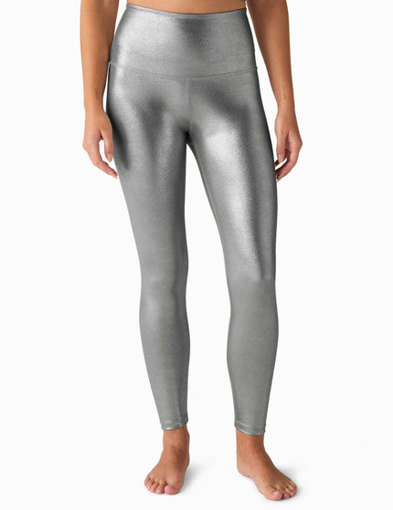 Beyond Yoga Caught In The Midi High Waisted Legging - Liquid Silverimage1- The Sports Edit