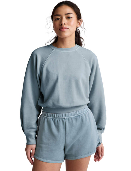Beyond Yoga Fade Out Sweatshirt - Washed After Dark Navyimages1- The Sports Edit