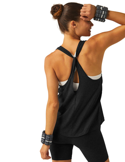 Beyond Yoga Featherweight Captivate Cutout Tank - Blackimage3- The Sports Edit