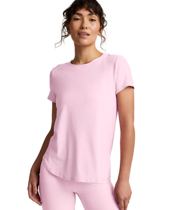 Featherweight On The Down Low Tee - Frosty Pink Heather