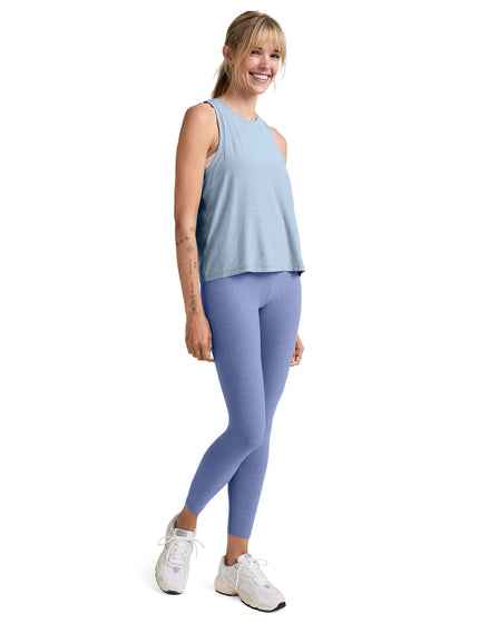 Beyond Yoga Featherweight Rebalance Tank - Blue Zen Heatherimages4- The Sports Edit