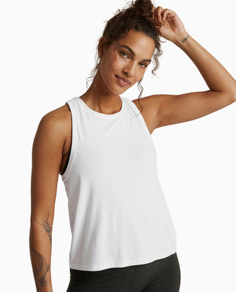 Featherweight Rebalance Tank - Cloud White