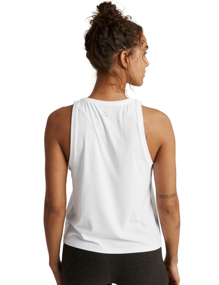 Beyond Yoga Featherweight Rebalance Tank - Cloud Whiteimage2- The Sports Edit