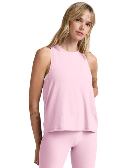 Beyond Yoga Featherweight Rebalance Tank - Frosty Pink Heatherimages1- The Sports Edit