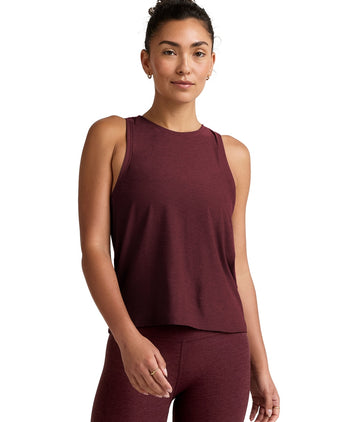 Featherweight Rebalance Tank - Midnight Burgundy Heather