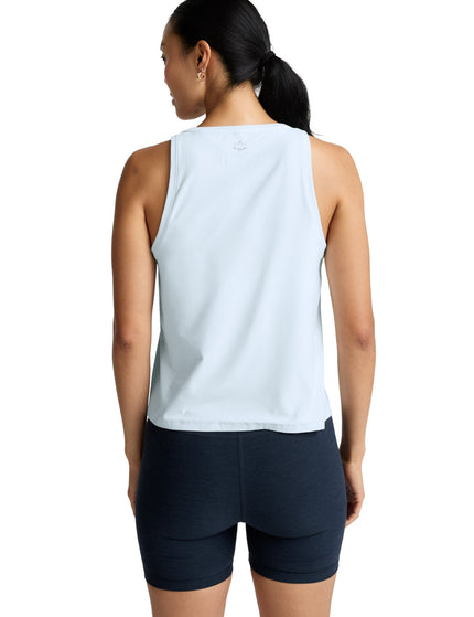 Beyond Yoga Featherweight Rebalance Tank - Morning Sky Blue Heatherimages2- The Sports Edit